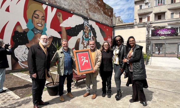 Inauguraron «Murales de la Plaza del Museo del Carnaval» por los 100 años de Lágrima Ríos