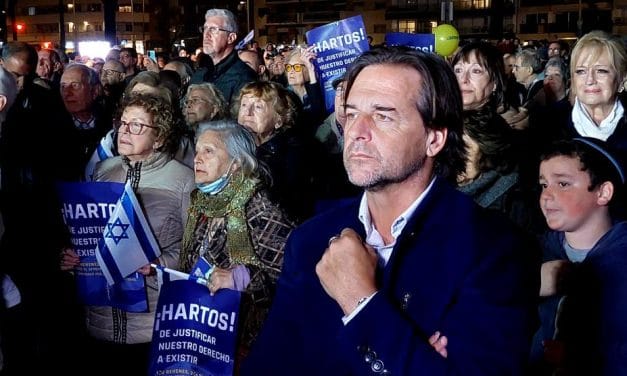 Lacalle Pou asistió a acto por la Paz y Contra el Terrorismo
