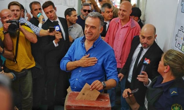 Orsi votó en la UTU y compartió el almuerzo con Carámbula