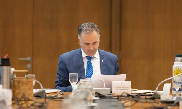 Orsi encabezó el primer Consejo de Ministros