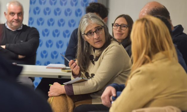 Etcheverry visitó Canelones y se reunió con Legnani y alcaldes