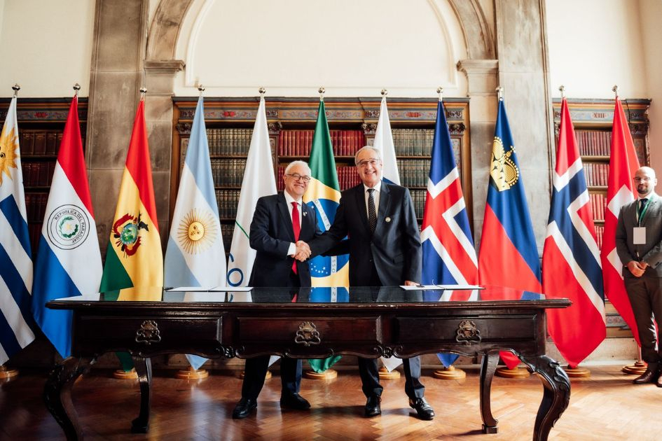 Mercosur y EFTA firman tratado de libre comercio en Río de Janeiro