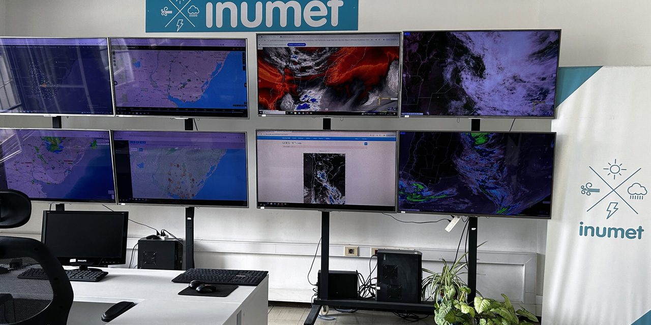 Inumet emitió alerta naranja y amarilla por tormentas fuertes en gran parte del país
