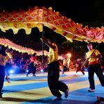 Año nuevo chino en Atlántida: desfile, artes marciales y cientos de turistas