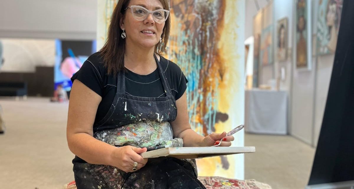 Gabriela Rieiro y la valoración de “pintar el alma del vino”