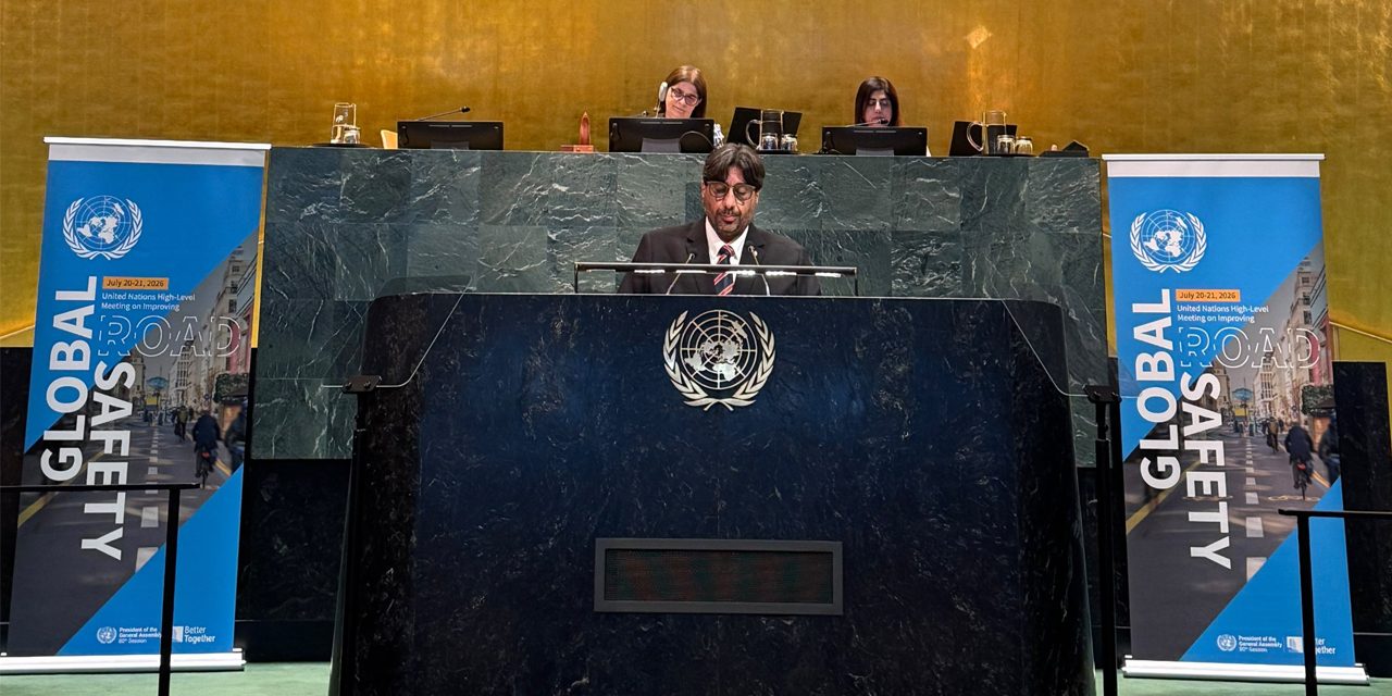 Metediera expuso ante la ONU el modelo uruguayo de seguridad vial