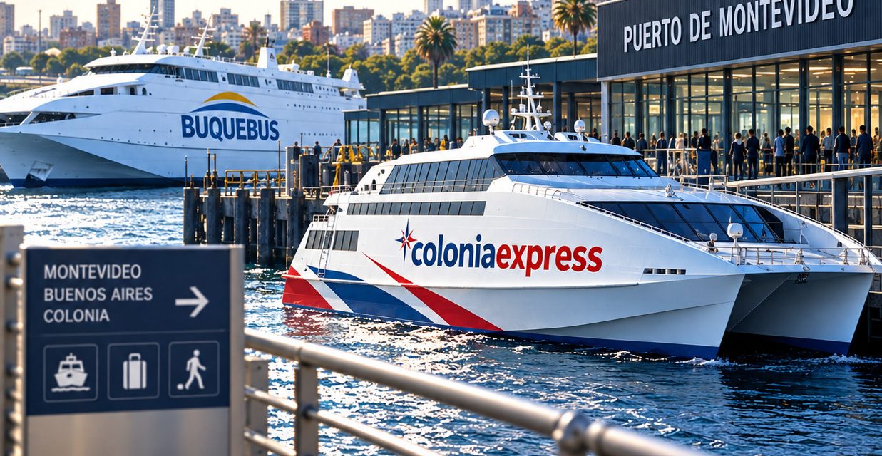 Colonia Express busca romper la exclusividad de Buquebus en la ruta Montevideo-Buenos Aires