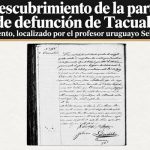 Tacuabé: una partida de defunción hallada en Francia aporta una respuesta tras 192 años